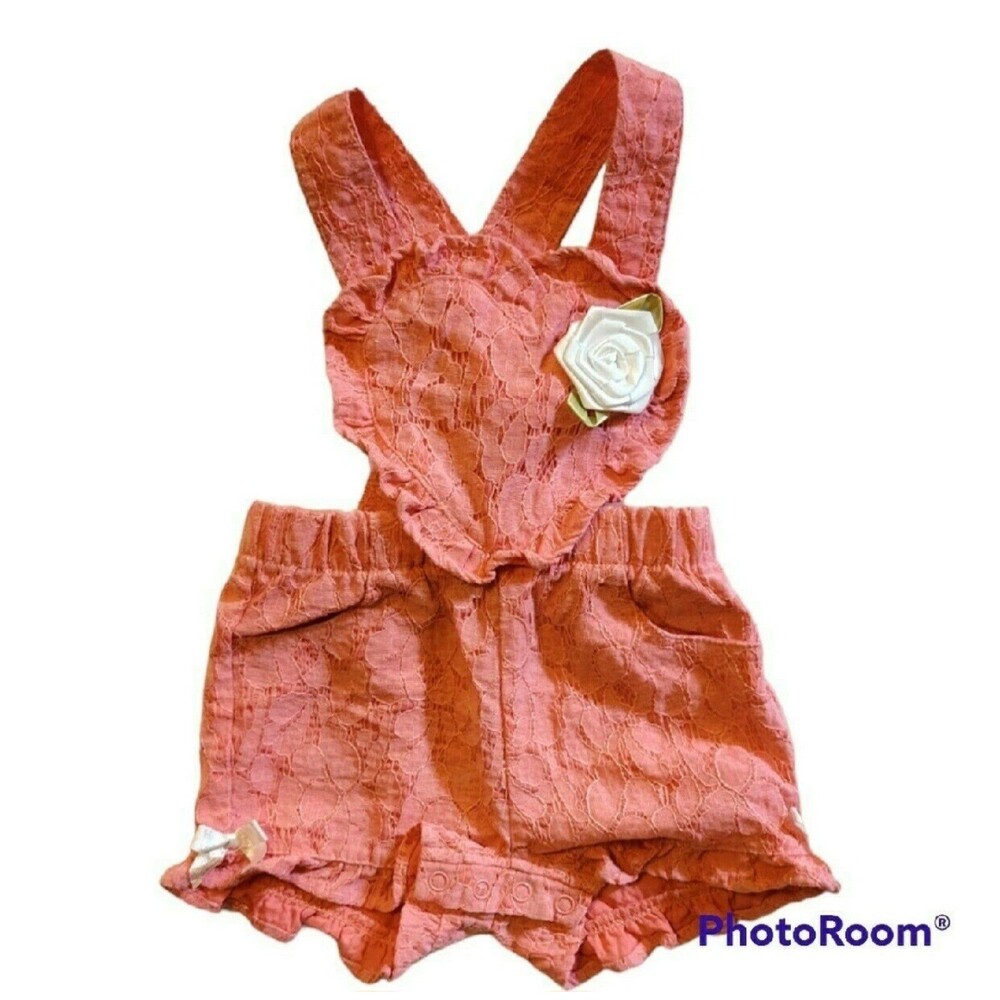 Lace Pinafore shortalls
